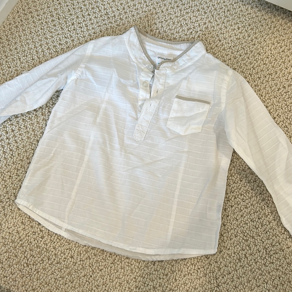 Unworn baby boy button down